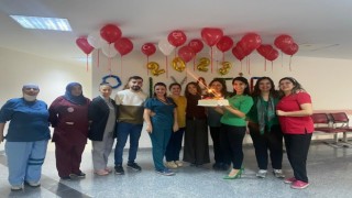 Sağlık çalışanlarından hastanede moral etkinliği