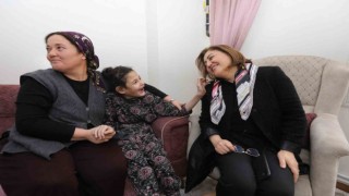 Şahin, doğalgaz yardım projesinden yararlanan aileleri ziyaret etti