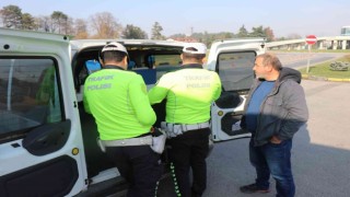 Sakaryada bir ayda 550 araç trafikten men edildi