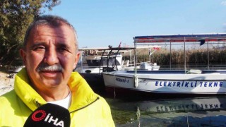 Sakin Kentin çevre dostu teknesi suya indi