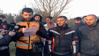 Saldırıya uğrayan kuryelerden basın açıklaması