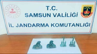 Samsun da tarihi eser ele geçirildi