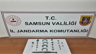 Samsunda çok sayıda tarihi eser ele geçirildi