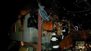 Samsunda ev yangını: 1 ölü