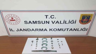 Samsunda tarihi eser operasyonu: 2 gözaltı