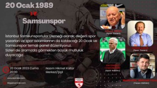 Samsunsporun 20 Ocak 1989 kazası İstanbulda anılacak