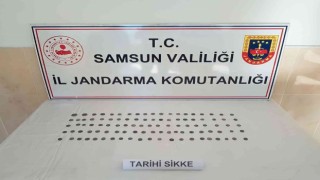Satmaya çalıştığı tarihi sikkelerle yakalandı