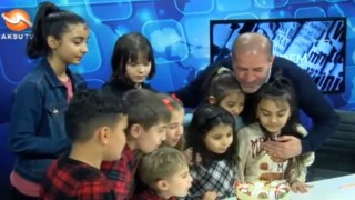 Şehit ve gazi çocuklarından Kervancıoğluna doğum günü sürprizi