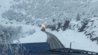 Şırnak?ta etkili olan kar yağışı yarım metreyi buldu