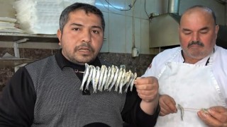 Şiş kebap yerine çöp şiş hamsi