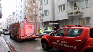 Soba külü ayakkabılığı tutuşturdu