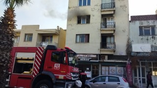 Sökede baca yangını panikletti