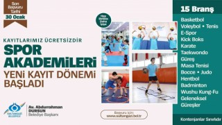Spor Akademisi kayıtları başladı