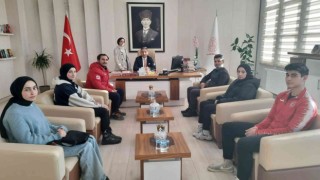 Sporda dereceye giren öğrencilere tebrik