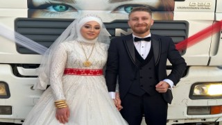 Sultanbeylide TIR gelin arabası oldu