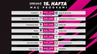 Sultanlar Liginde 15. hafta heyecanı başlıyor