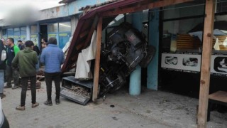 Tamiri yapılan ATV kendi kendine hareket edince olanlar oldu