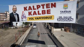 Tarsus Belediyesi 340 kilometre asfalt döktü