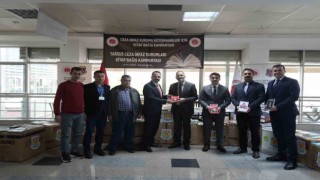 Tarsus Belediyesi cezaevi kütüphaneleri için 2 bin 500 adet kitap bağışladı