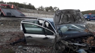 Tavşanlıda trafik kazası: 2 yaralı