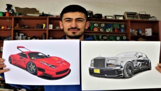 Tekstil işçisi gencin inanılmaz çizim yeteneği: Gören bilgisayar çıktısı sanıyor