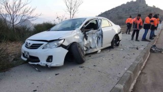 Tokatta gizli buzlanma zincirleme kazaya neden oldu: 9 yaralı