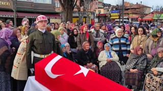 Trafik kazasında hayatını kaybeden yedeksubay son yolculuğuna uğurlandı
