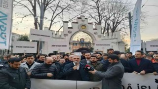 TÜGVA Gençlik Kollarından İsveç Konsolosluğu önünde eylem