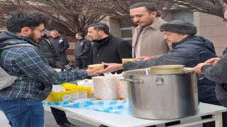 TÜGVAdan final haftasında öğrencilere çorba ikramı