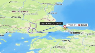 Tunuslu yolcu hareket halinde olan uçaktaki kabin memuruna saldırdı