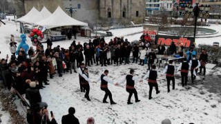 Türkiyenin en uzun cağ kebabı Erzurumda yapıldı