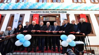 Türkiyenin içinde en fazla materyal bulunan Basın Müzesi Trabzonda dualarla açıldı