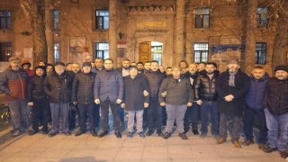 Ülkü Ocakları üyeleri yılın ilk sabah namazında buluştu