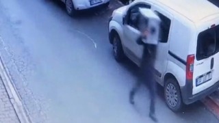 Ümraniyede kombi hırsızlığı kamerada