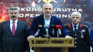 Uşakta 120 kişinin gözaltına alındığı Kökünü Kurutma Operasyonunu Bakan Soylu yönetti