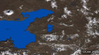 Van Gölü Havzasındaki kuraklık uydu görüntülerine yansıdı