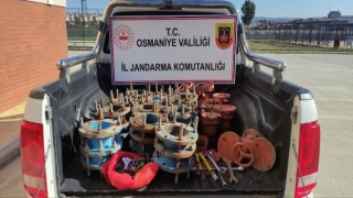 Vanaları çalan hırsızlık şüphelisi yakalandı