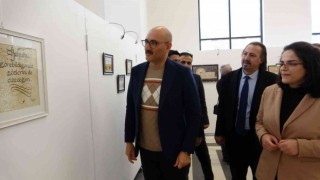 Vanda 57 kez ameliyat olan genç kızdan kaligrafi sergisi