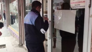 Vitrininde fare gezen işletme mühürlenerek faaliyetlerine son verildi