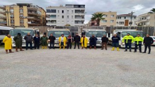 Yağış ve fırtınaya karşı Didim Belediyesi teyakkuza geçti