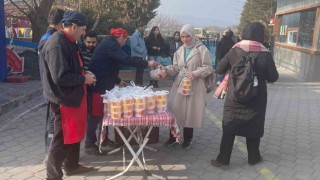 Yahşihan Belediyesinden üniversite öğrencilerine çorba ikramı