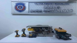 Yalovada inşaat malzemesi hırsızı yakalandı