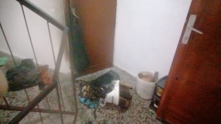 Yaşlı kadının evinin odun ve çıra dolu kovayla yakılmaya çalışıldığı iddiası