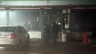 Yılbaşı gecesi çalışma yapılan iş yerinde iskele çöktü: 1 yaralı