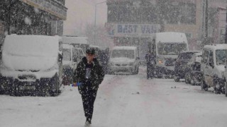 Yüksekovada yoğun kar yağışı