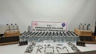 Zonguldakta sahte içki operasyonu