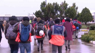 700 kişilik arama kurtarma ekibi, Sabiha Gökçen Havalimanından deprem bölgesine gitti
