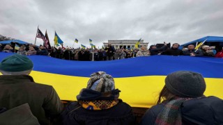 ABDde yaşayan Ukraynalılardan Rusya karşıtı protesto: Putin bir katildir
