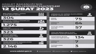 Adalet Bakanlığı: “304 ilave savcı bölgede görev yapıyor”