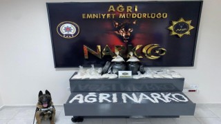 Ağrıda 28 paket metamfetamin ele geçirildi